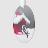 ダニー・ウッドペッ絵画カーズ・オリジナル・バード・アート オーナメント (正面)