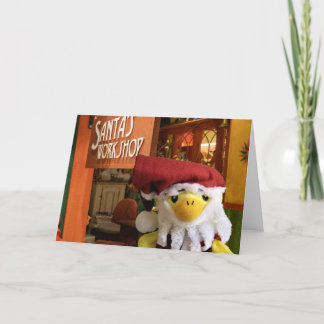 ダニー・ダックのクリスマスカードからのメリークリスマス 案内状