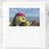 ダニー・ダック海賊の長方形ステッカー 長方形シール (バッグ)