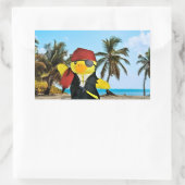 ダニー・ダック海賊の長方形ステッカー 長方形シール (バッグ)