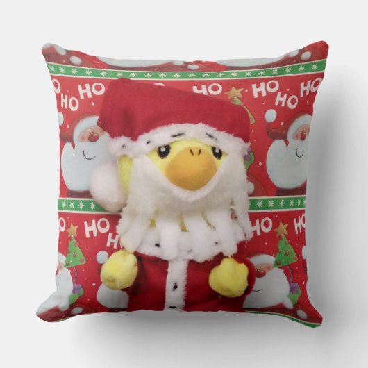 ダニー・ダック・サンタ クリスマス スロー枕 クッション (正面)