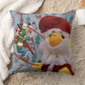 ダニー・ダック・サンタ クリスマス スロー枕 クッション (ブランケット)