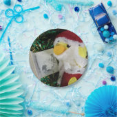 ダニー・ダック・サンタ。紙プレート ペーパープレート (パーティー)