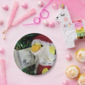 ダニー・ダック・サンタ。紙プレート ペーパープレート (パーティー)