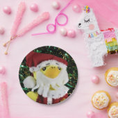 ダニー・ダック・サンタ。紙プレート ペーパープレート (パーティー)