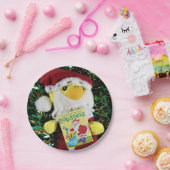 ダニー・ダック・サンタ。紙プレート ペーパープレート (パーティー)