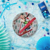 ダニー・ダック・サンタ。紙プレート ペーパープレート (パーティー)