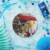 ダニー・ダック・サンタ。紙プレート ペーパープレート (パーティー)