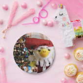 ダニー・ダック・サンタ。紙プレート ペーパープレート (パーティー)