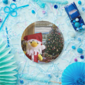 ダニー・ダック・サンタ。紙プレート ペーパープレート (パーティー)