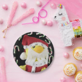 ダニー・ダック・サンタ。紙プレート ペーパープレート (パーティー)