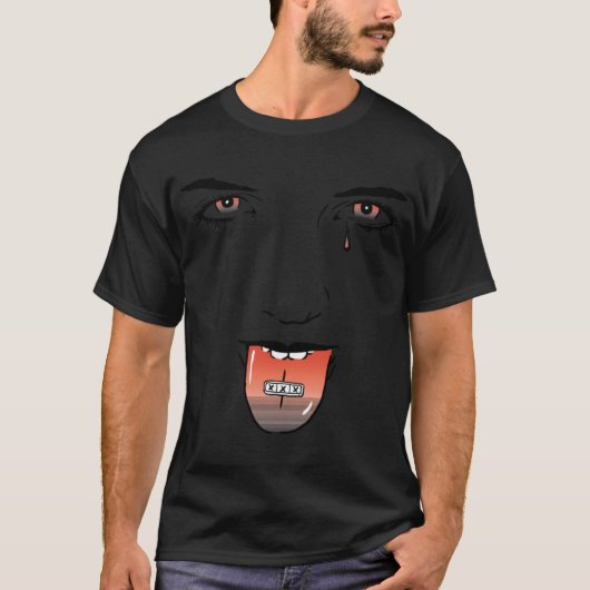 ダニー・ブラウンおもしろレトロなXXXアルバムカバー Tシャツ (正面)