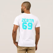 ダニーZestaはワイシャツに直面します Tシャツ (裏面フル)