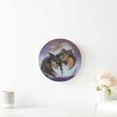 ダニ取り器 ラウンド壁時計 (ホーム)