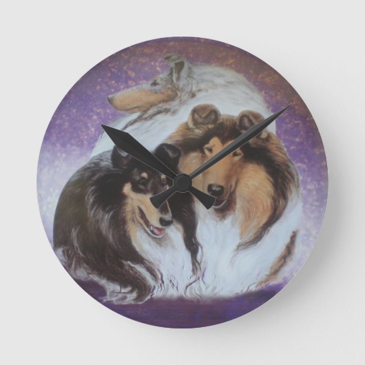 ダニ取り器 ラウンド壁時計 (正面)