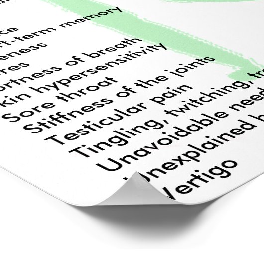 ダニ媒介感染症の症状教育ポスター ポスター (角)