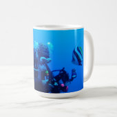 ダニ・ザ・マーメイド 海の中 コーヒーマグカップ (正面右)
