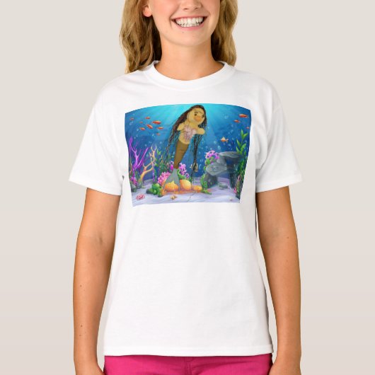 ダニ・ザ・マーメイド Tシャツ (正面)