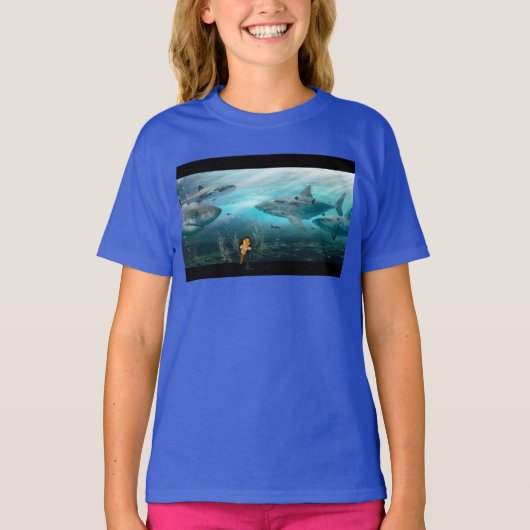 ダニ・ザ・マーメイドTシャツ Tシャツ (正面)