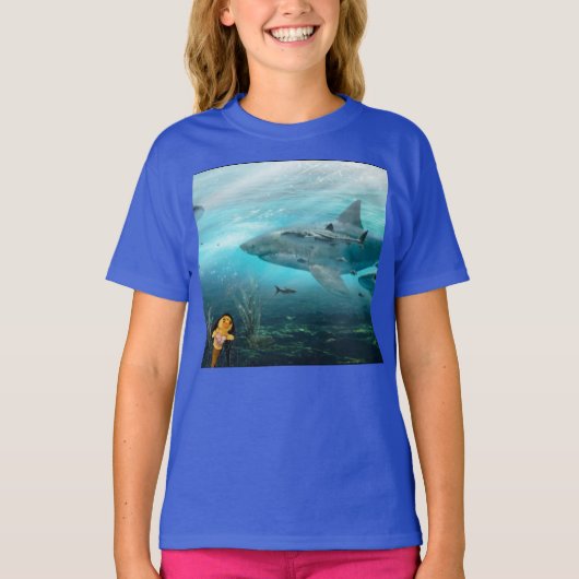 ダニ・ザ・マーメイドTシャツ Tシャツ (正面)