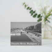 ダヌベ川，ブダペスト，ハンガリー ポストカード (スタンド正面)