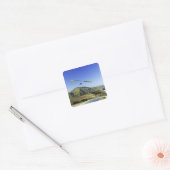 ダネつるディンの近くのオタゴ半島のグライダー スクエアシール (封筒)