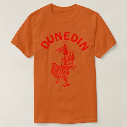 ダネジンニュージーランドレトロ観光客土産 Tシャツ (デザイン正面)