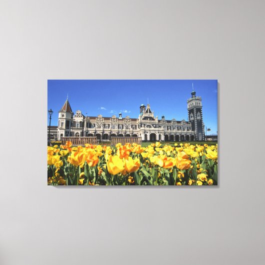 ダネジン鉄道駅 キャンバスプリント (正面)