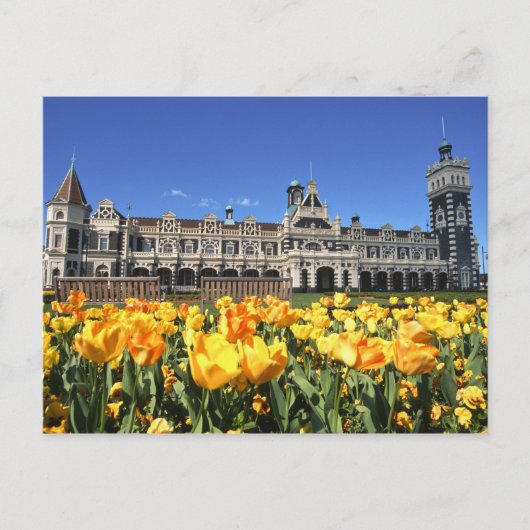 ダネジン鉄道駅 ポストカード (正面)