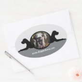 ダネスティカー 楕円形シール (封筒)