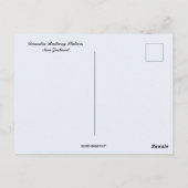 ダネディン駅ニュージーランド ポストカード (裏面)