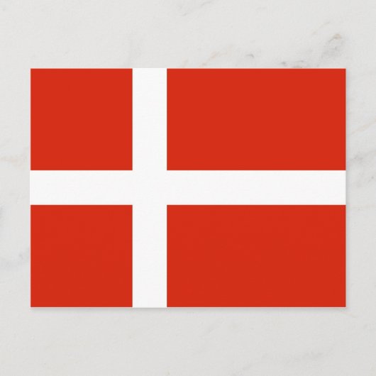 ダネブロー; デンマークの国旗 ポストカード (正面)