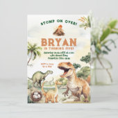 ダノボーイスノーバースデーパーティーでストンプオン 招待状 (スタンド正面)