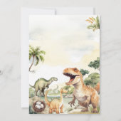 ダノボーイスノーバースデーパーティーでストンプオン 招待状 (裏面)