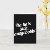 ダハットズシッチオースゲボブおもしろいト – フィットネスとボディブ カード (黄色い花)