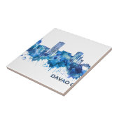 ダバオシティフィリピンスカイラインブルー タイル (側面)