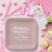 ダパーソナライズされたスティバラ結婚ブライダルシャワー ペーパープレート (パーティー)