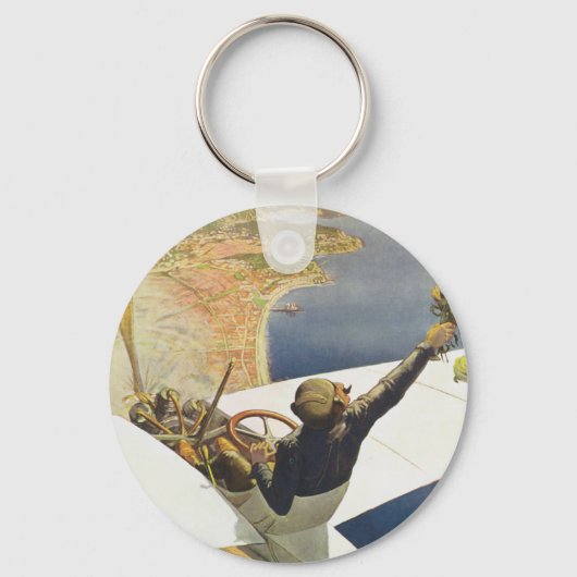 ダビエーションニース会議 キーホルダー (正面)