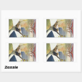 ダビエーションニース会議 長方形シール (シート)