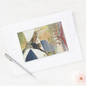 ダビエーションニース会議 長方形シール (封筒)