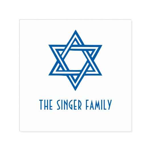 ダビシンプルデの#1姓の星 セルフインキングスタンプ (デザイン)