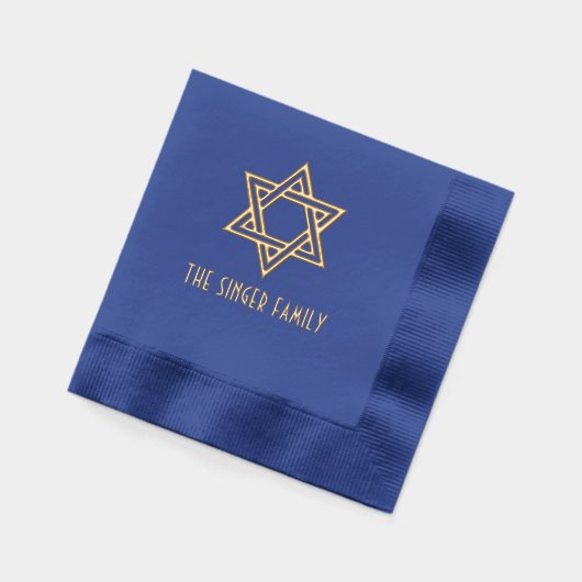 ダビシンプルデの#1姓の星 箔ナプキン (左)