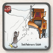 ダビッドアンダーソン対ゴリアテ飲料用コースター
