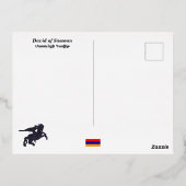 ダビッドオブサソウンフォイルホリデーポストカード 箔シーズンポストカード (裏面)