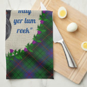 ダビッドソンスコッチドッグキッチンタオル キッチンタオル (四つ折り)