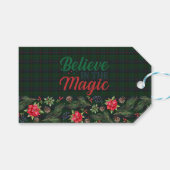 ダビッドソンモダンスコティッシュクランタータンチェック ギフトタグ (正面(横))