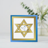 ダビッドフラットグリーティングカードのピース鳩の星 カード (スタンド正面)