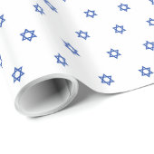 ダビッドホワイトの小さな青い星 ラッピングペーパー (ロールコーナー)