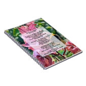 ダビッド詩篇23聖書的引用文 ノートブック (右側)