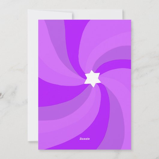 ダビッモダンドハッピーハヌカーの旋回スターカスタム シーズンカード (裏面)